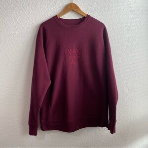 ADELE Rolling in the Deep Burgundy Sweatshirt XL